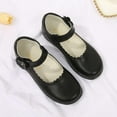 thumbnail image 5 of jobturf Girls Mary Janes Flats School Uniform Dress Shoes Ankle Strap Synthetic Leather Party Wedding Birthday Princess Shoes, 5 of 8
