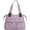 Light Purple, variant on ZhangBaoLin Hobo Bag for Women Nylon Shoulder Bag Largr Capacity Totes Lightweight Multiple Pockets Handbag Travel Top Handle Purse