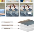 thumbnail image 4 of Yayeee Foldable Storage Basket for Shelves with Handles Waterproof Cloth Bins, Art Mountains, 4 of 7
