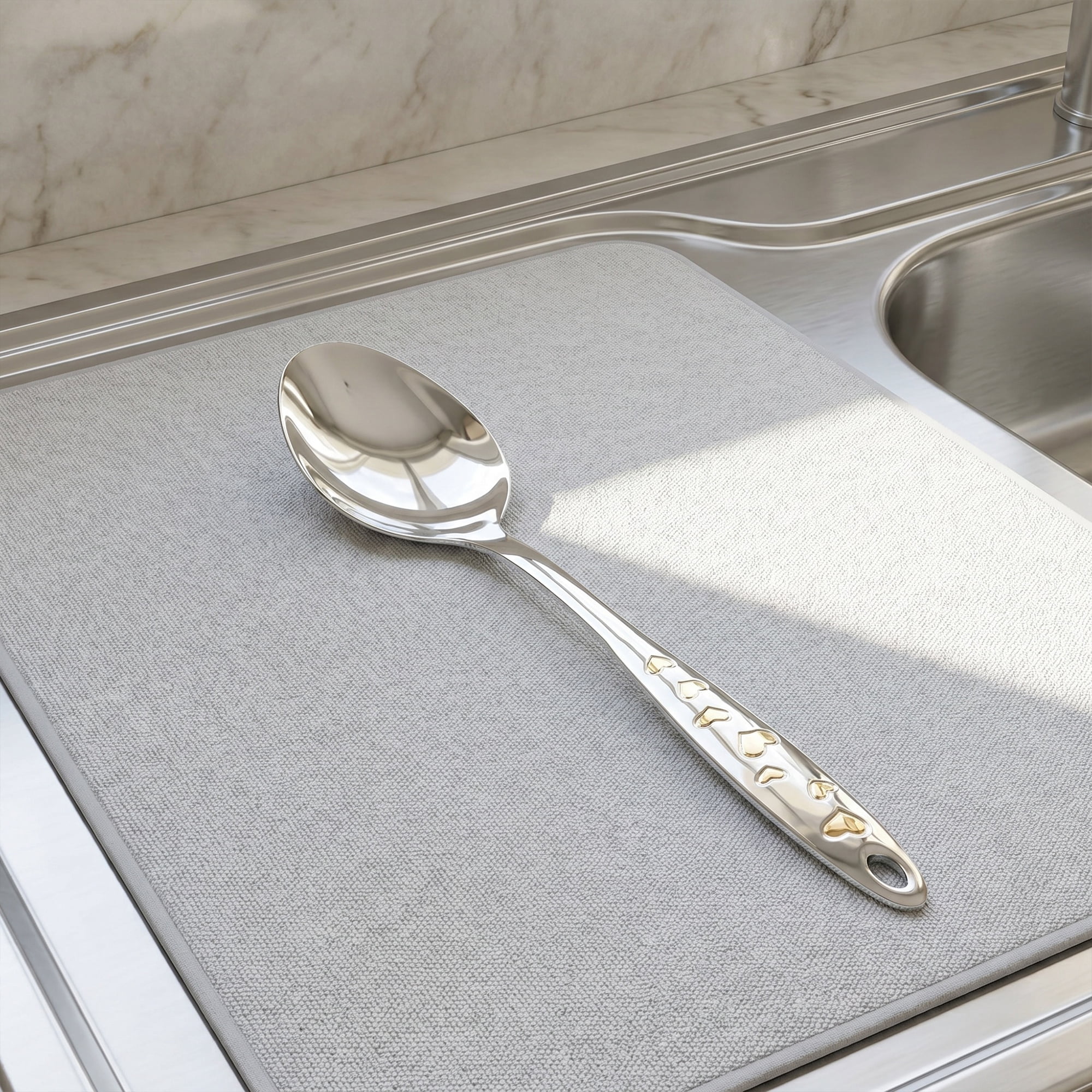 Unique Bargains Stainless Steel Non Stick Heat Resistant Spoon B 15.2" x 2.8"