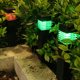 thumbnail image 4 of Gwong Electrónica Luz de césped Inteligente impermeable resistente al sol Solar Powered Square Lámpara de escalera para jardín, 4 of 6