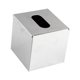 thumbnail image 2 of Caja de pañuelos cuadrada de acero inoxidable, soporte para pañuelos de papel en forma de cubo, decoración moderna para baño, elegante para encimera,, 2 of 9