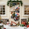 thumbnail image 6 of Holiday Christmas Door Cover, Stereoscopic Embroidery Door Curtain, Durable Reusable Decor, Perfect for Home Door and Wall to Celebrate Christmas Festivities, D, 1pcs, 6 of 6