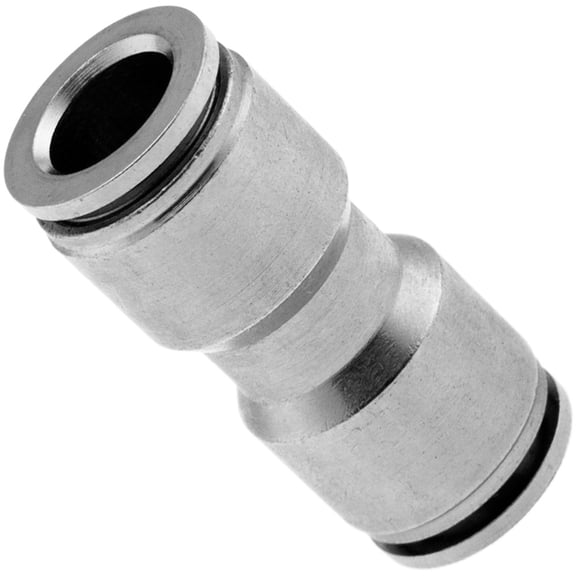Vixen Air Push to Connect (PTC) Union/Joint Straight Pneumatic Fitting for 3/8" OD Hoses VXA8238