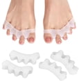 thumbnail image 1 of Separador de dedos de los pies de 10 piezas para los dedos de los pies correctos Corrector de dedos de martillo de silicona de yoga para hombres y mujeres Alisadores de dedos correctos para los d, 1 of 5