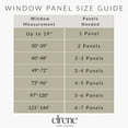 thumbnail image 6 of Elrene Home Fashions Room Darkening Rod Pocket Window Panel Gold Yellow 52x84, 6 of 8
