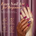 thumbnail image 4 of Kit de uñas en polvo para uñas AZUREBEAUTY, 36 colores con accesorios, 4 of 9