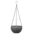 thumbnail image 1 of Destyer 2x Indoor And Outdoor Self-Watering Flower Pot For Easy Maintenance Removable Hanging Chain gray 1Set, 1 of 6