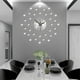thumbnail image 1 of Radial Sunburst Diamond Reloj de pared silencioso Decoración casera moderna oso de fresa Electrónica, 1 of 4