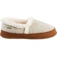 thumbnail image 2 of Women's Acorn Acorn Moc Ragg Slipper Dark Charcoal Heather Ragg Wool S M, 2 of 5