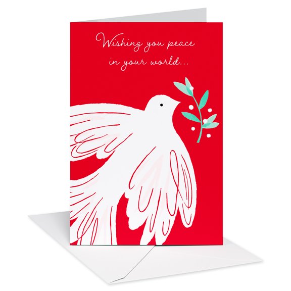 American Greetings Religious Christmas Card (And Happiness at Christmas and Always)