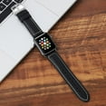 thumbnail image 2 of HUAFIY Compatible Apple Watch Band 38mm 40mm 41mm, Top Grain Leather Band Replacement Strap iWatch Series 8/7/6/5/4/ 3/ 2/ 6,apple SE ,Ultra, 2 of 5