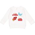 thumbnail image 2 of Inktastic I Love My Daddy to the Moon and Back Toddler Sweatshirt, 2 of 4