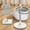 1 Square Mop and 1 Round Mop, variant on Spin Mop and Bucket with Wringer Set for Home, Dual Chambers Dirty and Clean Water Self Separation for Hardwood Floor Wall Window Cleaner (1 Square Mop and 1 Round Mop with 4 Microfiber Pads)