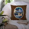 thumbnail image 3 of Carolines Treasures 7082PW1414 Shih Tzu Double Trouble Fabric Decorative Pillow  14Hx14W multicolor, 3 of 4