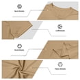 thumbnail image 7 of YNGKMEA Mens Henley Shirts Short Sleeve Casual Fashion T-Shirt Slim Fit Lightweight Button Tees, 7 of 7
