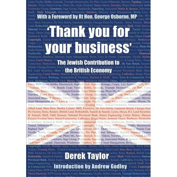 'Thank you for your business' : The Jewish Contribution to the British Economy (Hardcover)