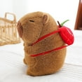 thumbnail image 2 of Cute Capybara Plush Toy Pillow Adorable Capybara Stuffed Animal for Kids and Adults 9.8inch Soft and Squishy Capibara Plushie Pillow Doll Xmas Birthday Gift Pillow Bug Dolls 20cm/7.9Inch, 2 of 19