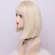 thumbnail image 5 of Soidarity Peluca de mujer, pelo corto y liso, fiesta, vacaciones, Club, vestido elegante, decoración de Cosplay, regalos de disfraces para mujeres y Cuidado del cabello Beige Soidarity CE014354-02, 5 of 6