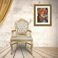 thumbnail image 3 of Marc, Franz 24x32 Gold Ornate Wood Framed with Double Matting Museum Art Print Titled - The Fox, 1913, 3 of 4