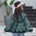 thumbnail image 4 of Posijego Toddler Kids Sun Protection Jacket Spring Summer Long Sleeve Hooded Full Zip Jackets for Outdoor, 4 of 5