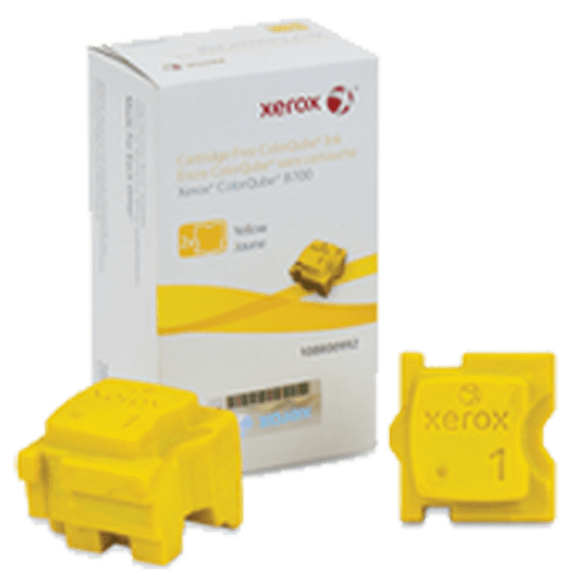 ~Brand New Original XEROX 108R00992 Solid Ink Sticks 2 Yellow