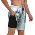 thumbnail image 6 of Rocae Let's go Travel for Men's Swim Trunks Quick Dry With Two Side Pockets and One Lined Patch PocketXX-Large, 6 of 9