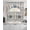 Blue Beige, variant on Country Star Blue Swag Kitchen Curtains Sets for Windows 24 Inch Length, Farmhouse Vintage Branches Wooden Short Window Curtain Panels Swags Valances and Tiers 3 Piece Set for Cafe/Dining Room