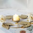 thumbnail image 4 of Candlestick Simulation Roses Flower Metal Candle Holder For Home Decor Wedding Party, 4 of 11