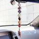thumbnail image 4 of Piedras Cristales Coche Colgante Adornos Borla Exquisito 7 Chakras Inevent OD012372-00, 4 of 7