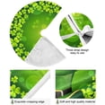 thumbnail image 2 of FMSHPON St Patric's Day Lucky Shamrock Clover Hat Xmas Christmas Tree Skirt Stand Mat for Holiday Party Decoration Indoor Outdoor 36 inches, 2 of 6
