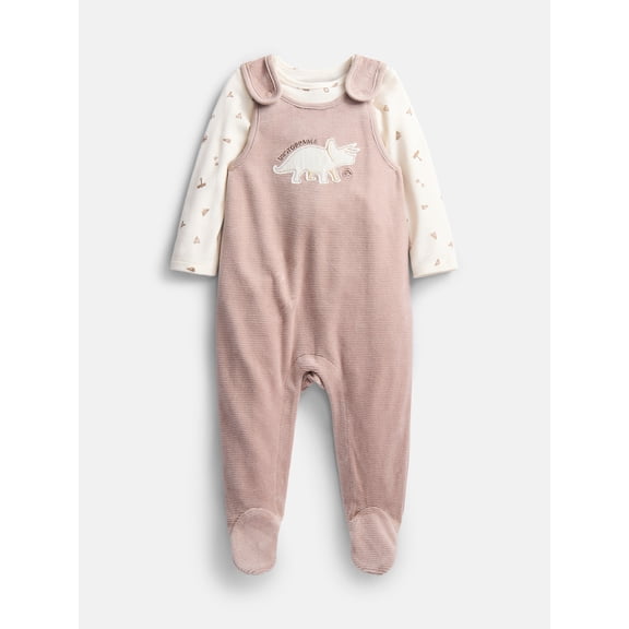 Jurassic World Infant Footed Overall Set, Sizes Newborn-6/9M