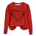 thumbnail image 1 of Birdeem Mode Femmes T-Shirt à Manches Longues Col Rond Imprimé Chandail en Molleton Blouse Tops, 1 of 1