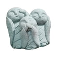 thumbnail image 2 of Estatua de Buda para paisajismo, artesanía de resina, decoración multifunción para acuario, adorno para pecera para escritorio, patio, balcón, jardín , A A BLESIY Estatua de Buda, 2 of 8