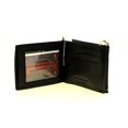 thumbnail image 2 of Mens Leather Money Clip Wallet Z Shape Slim Front Pocket 2 Clips Cowhide New, 2 of 4