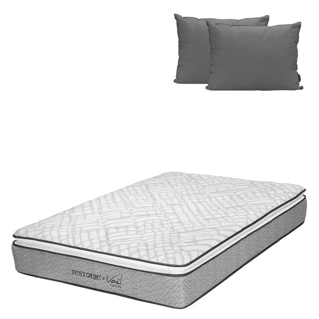 Colchón King Size + Almohada 2-Pack Restonic Vail