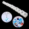 thumbnail image 3 of 20PCS Cube Bead Molds Reusable Epoxy Resin Moulds Bead Casting Molds for Jewelry, 3 of 10