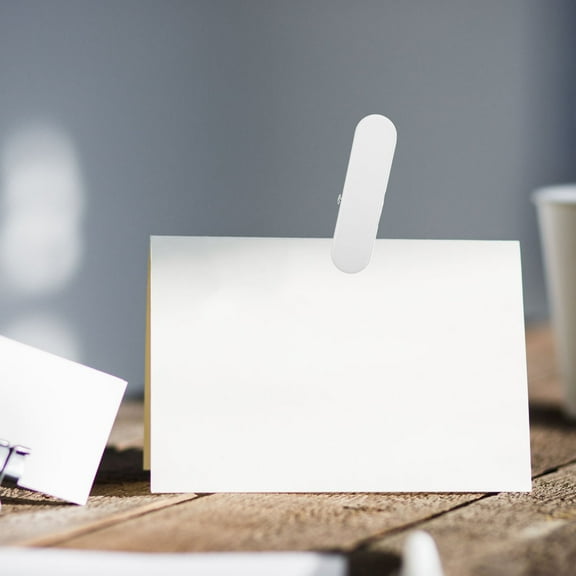 LABELEPH Peg Board Organizer Accessories 2Pcs White Iron Clips for