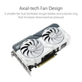thumbnail image 2 of ASUS Dual GeForce RTX™ 4060 OC White Edition reacondicionada de 8 GB GDDR6 (PCIe 4.0, GDDR6 de 8 GB,, 2 of 7