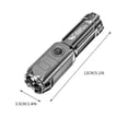 thumbnail image 3 of Dvkptbk Flashlight Smiling Abs Strong Focusing Flashlight Outdoor Portable Home Common Flashlight Distribution Flashlight Camping Essentials, 3 of 9