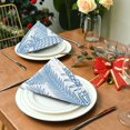 thumbnail image 5 of Iauyy Satin Napkins Set of 4- Hawaiian Pattern 4 DIY Printing Decoration Cloth Napkin- Easy Care for Home/Party, 5 of 8