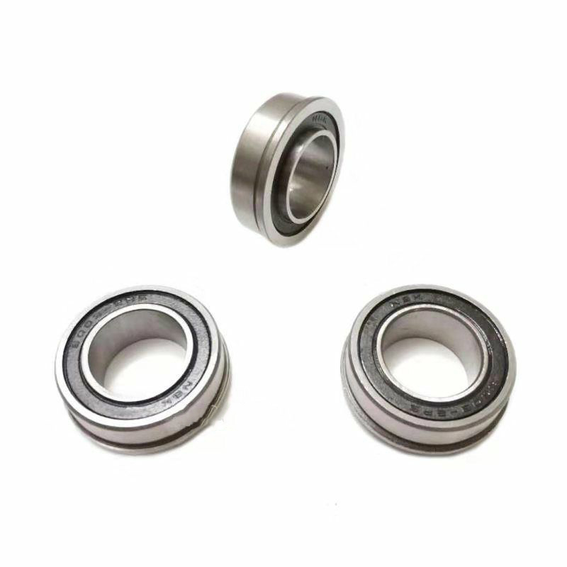 F6003202RS 20x35x11 Flange Deep Groove Trolley Ball Bearing Sealed
