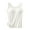 White, variant on Women's Regular Size Vest with Built-In Bra, Featuring Comfortable And Breathable Shaping Tops That Can Be Worn As Outerwear And Underwear With Wider Strap Pink M