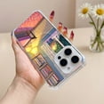 thumbnail image 3 of SKLYDDI Clear Painterly Room Scene for iPhone 16 Pro Max Case - Warm & Tranquil Design, TPU Flexible Transparent Cover, Magnetic Ring, Aesthetic, 3 of 7