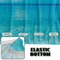 thumbnail image 5 of Jiueut Beach Starfish Pattern Armless Futon Sofa Cover, Comfortable Non Armrest Couch Cover with Elastic Band Comfortable Sofa Covers for Living Room, 5 of 7