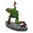 thumbnail image 5 of Green and Red Superhero Frog Spider Man in 3 Point Hero Pose Decor Figurine, 5 of 9