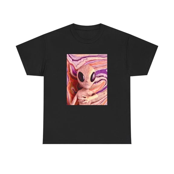Alien Visitor Workshop Skateboard 00s Skateboard Vintage Classic TShirt Print - Black / M