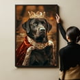 thumbnail image 6 of Dog Canvas Print Funny Labrador Retriever Dog Painting Poster Vintage Wall Art Starry Night Artwork Picture for Bedroom Decor, 6 of 6