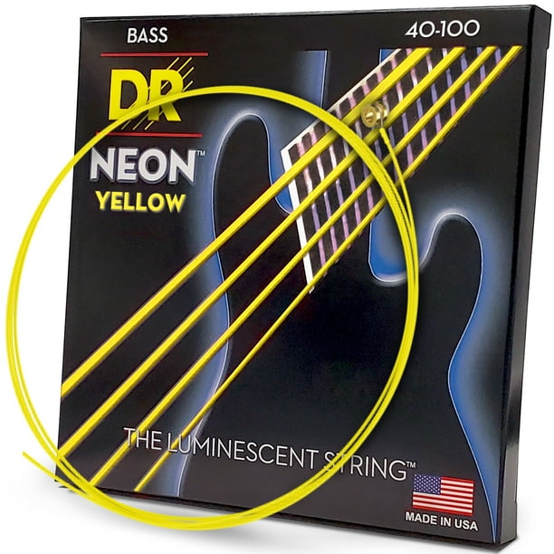 Cuerdas para bajo eléctrico DR Strings HI-DEF NEON NYB-40 40-100