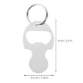 thumbnail image 2 of unbranded 6Ud Llavero Token Para Carrito De Compras Con De Plateado, 2 of 8